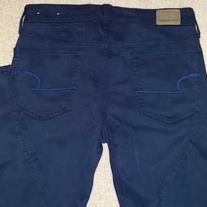 American eagle blue jeggings
